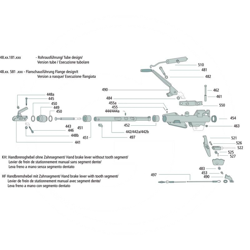 BPW Hand brake lever | zdjęcie nr 2