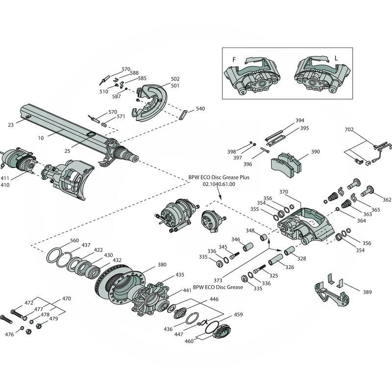 BPW Repair kit hub bearing | zdjęcie nr 2
