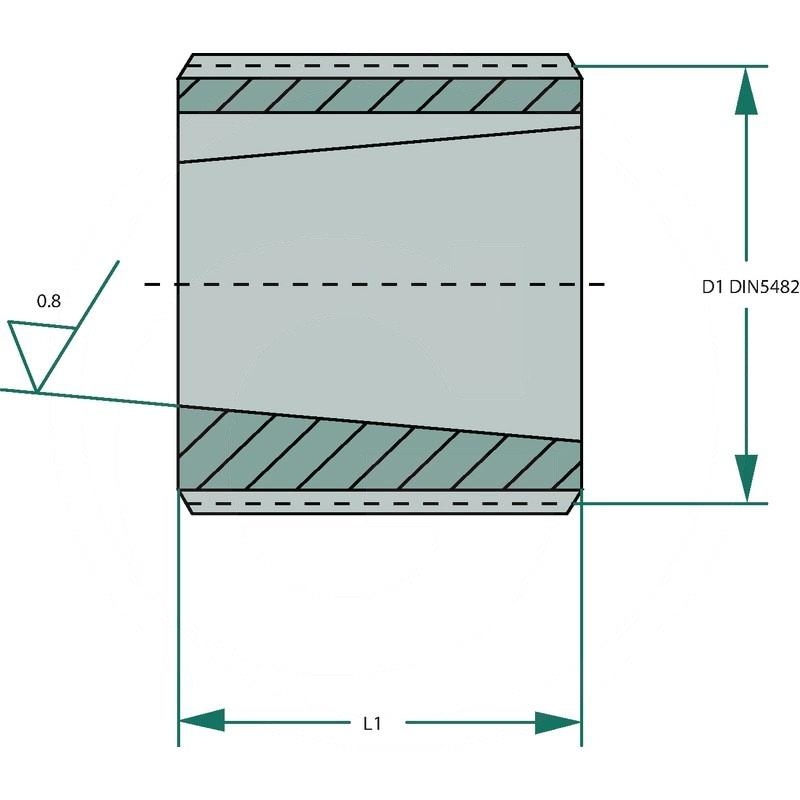 BREVINI Coupling hub size 1, 25x22, teeth =14 | zdjęcie nr 2