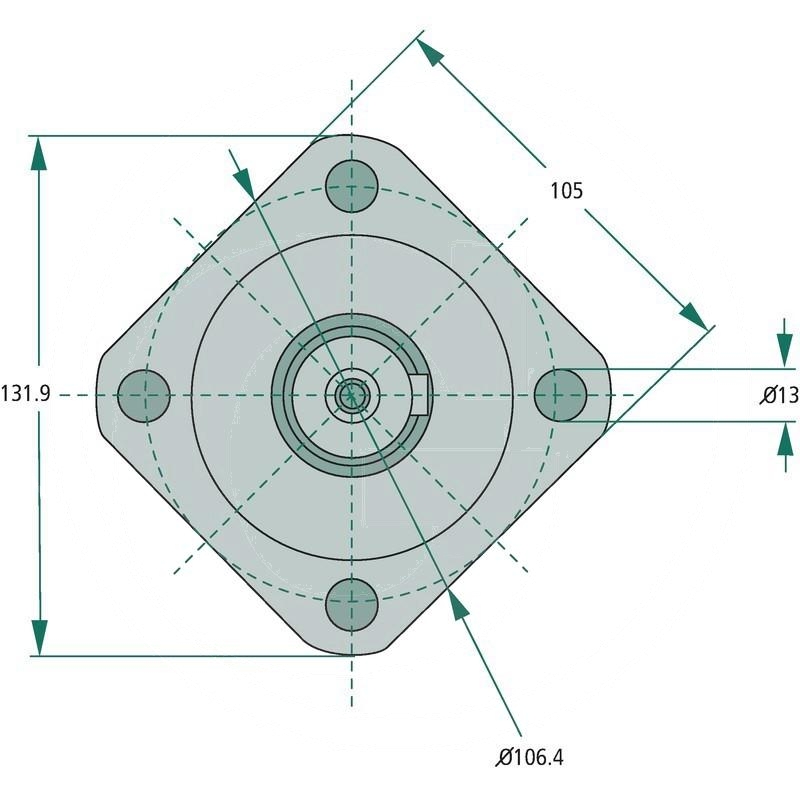 BREVINI Motor HR S 080cc D=32mm G 1/2“ | OMS 080 | zdjęcie nr 2