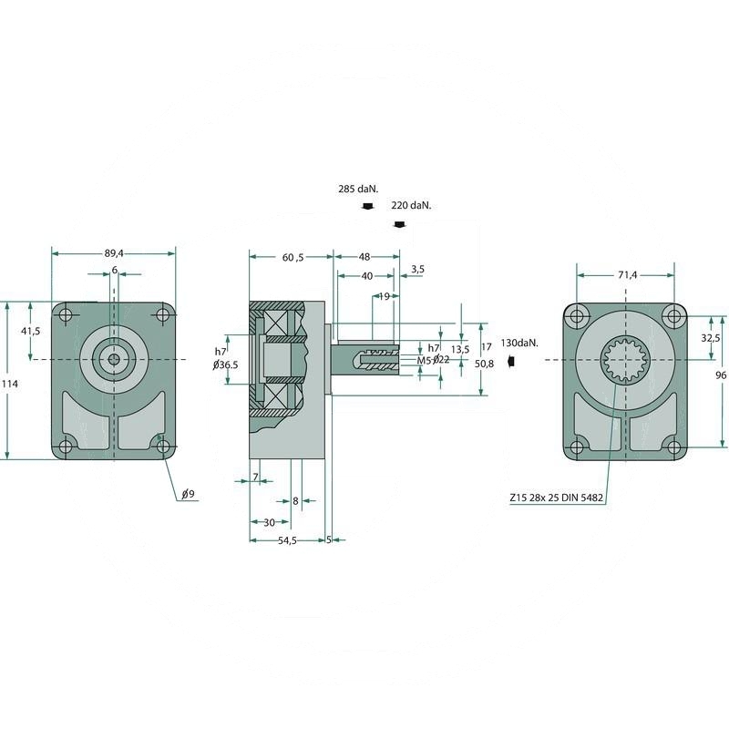 Casappa Collar bearing BG-2 shaft 22mm | zdjęcie nr 2