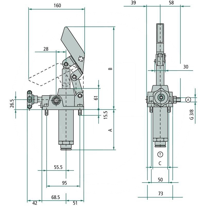 Casappa Hand pump EP25 W | EP25 W | zdjęcie nr 2