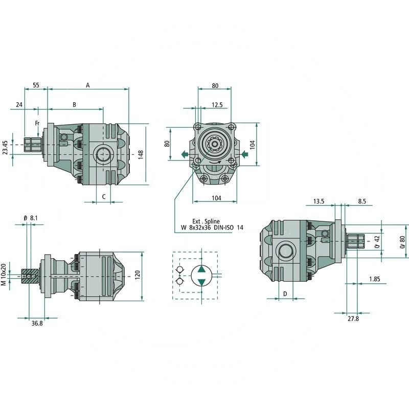 Casappa Pump FP30.27B0-16Z0-LGE/GE | zdjęcie nr 2