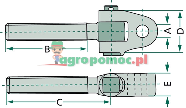 CBM fork joint head | zdjęcie nr 2