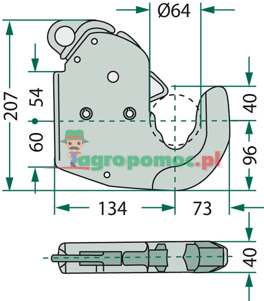 CBM Lower link quick coupler (individual) | zdjęcie nr 2