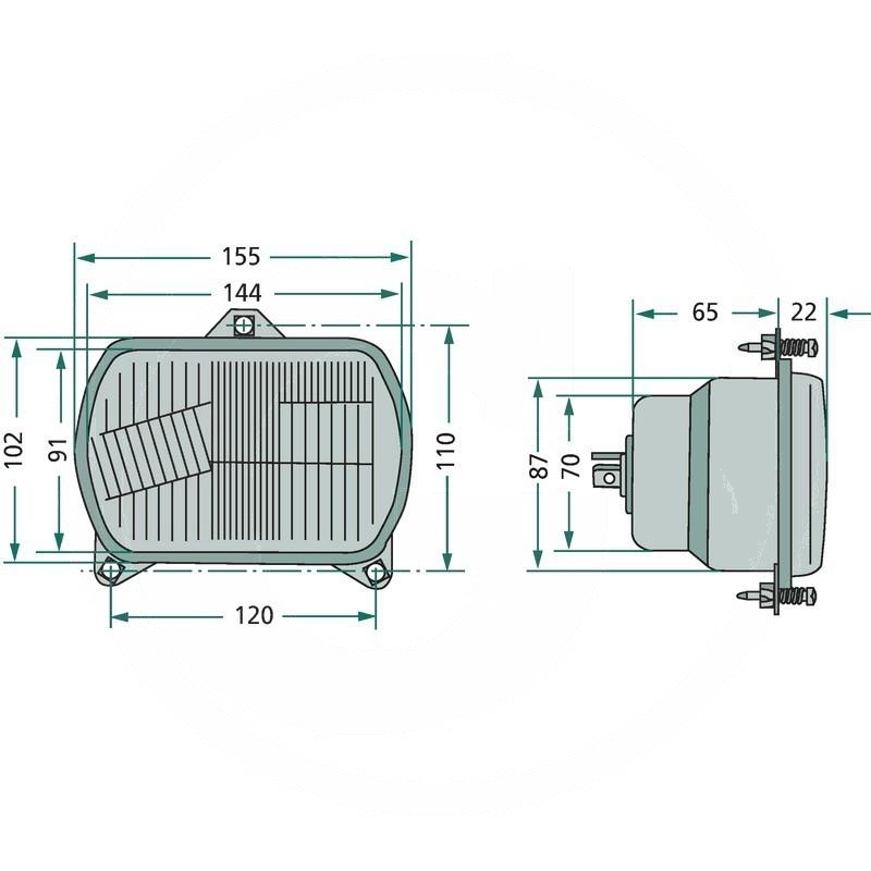 Cobo Headlight insert | 1984880C1 | zdjęcie nr 2