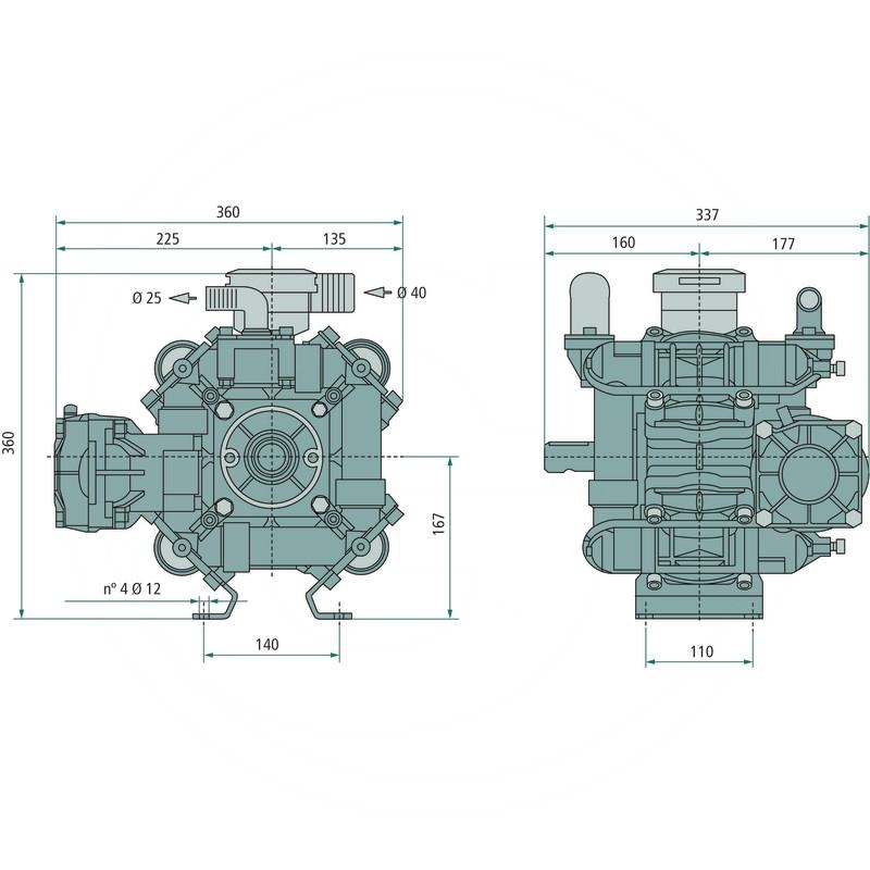 Comet Piston diaphragm pump BP 171 K | zdjęcie nr 2