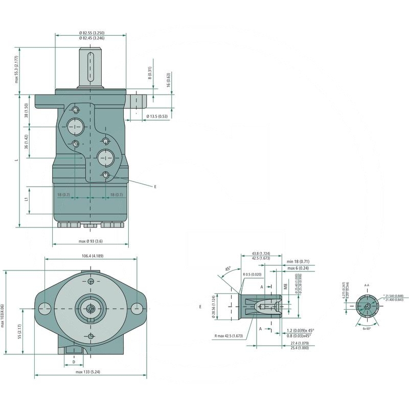 Danfoss Hydraulic motor OMP 315 | zdjęcie nr 2
