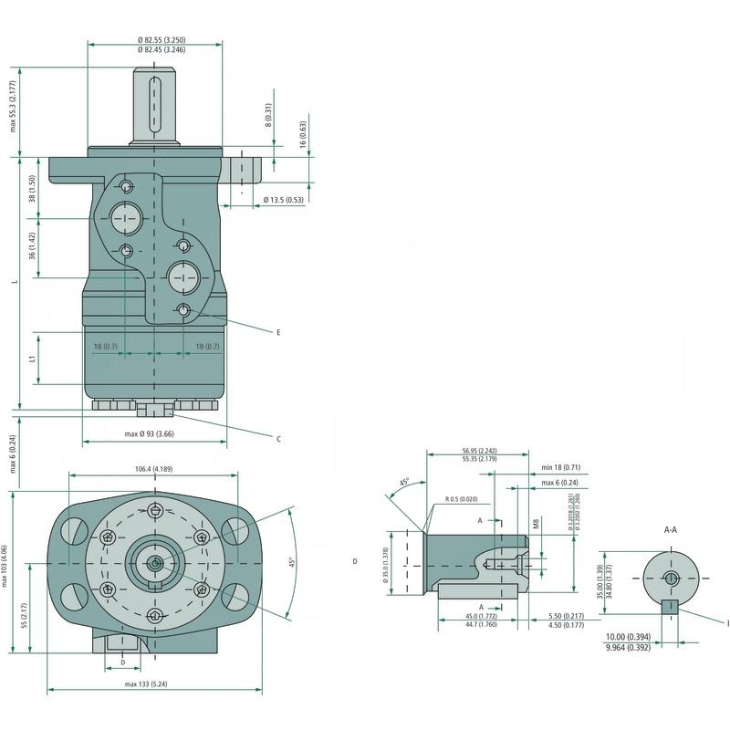 Danfoss Hydraulic motor OMP 315 | zdjęcie nr 2