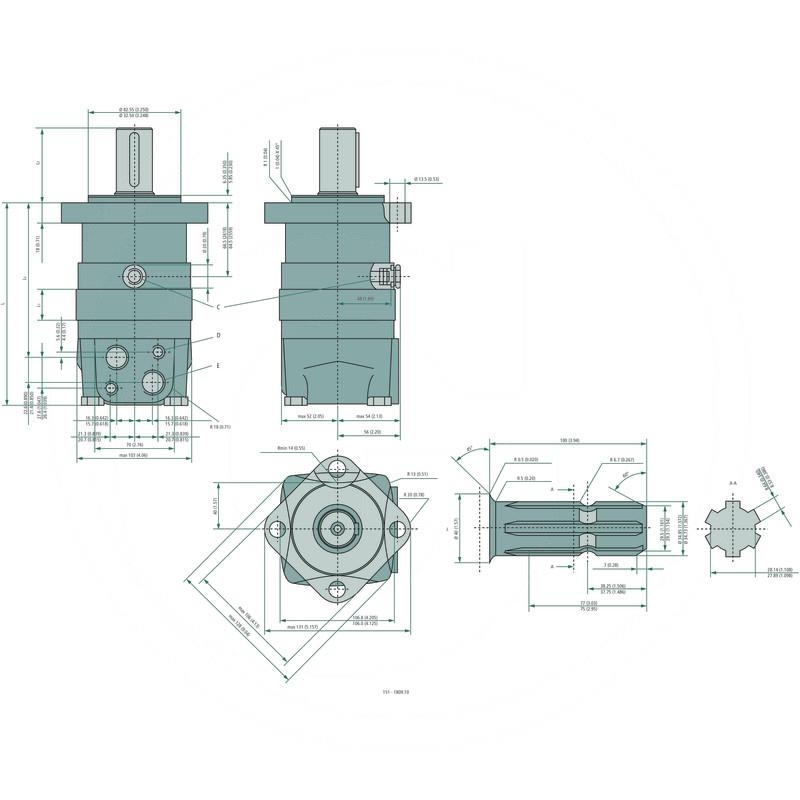 Danfoss Hydraulic motor OMS 315 | zdjęcie nr 2
