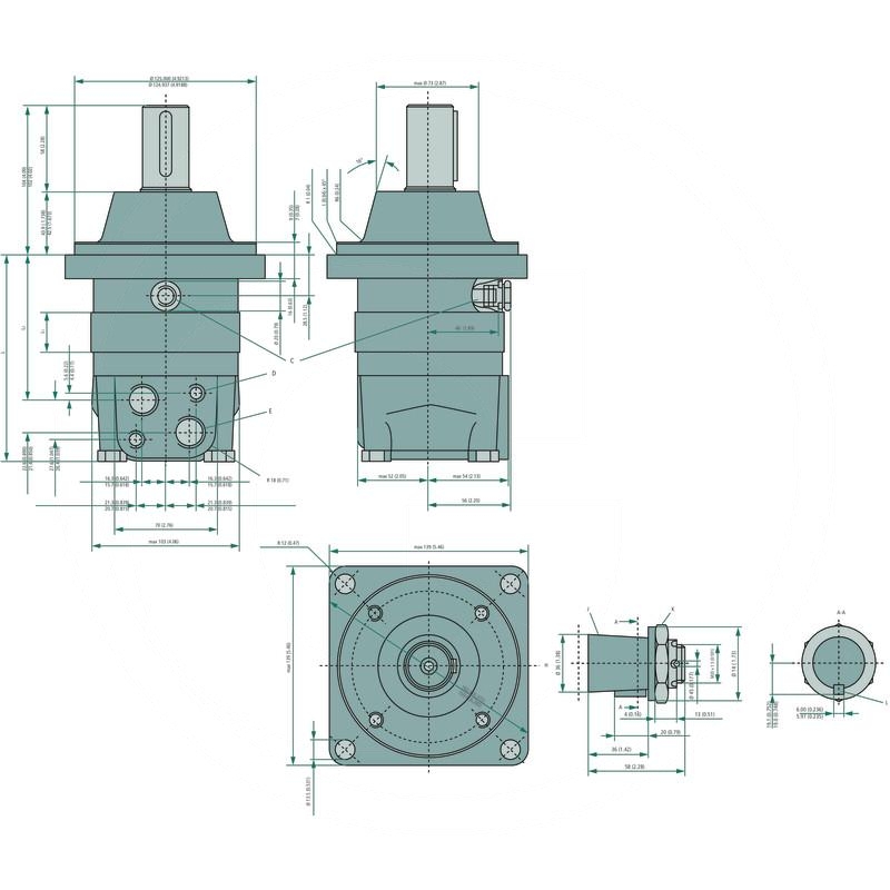 Danfoss Hydraulic motor OMSW 250 | zdjęcie nr 2