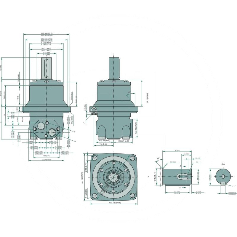 Danfoss Hydraulic motor OMTW 315 | zdjęcie nr 2