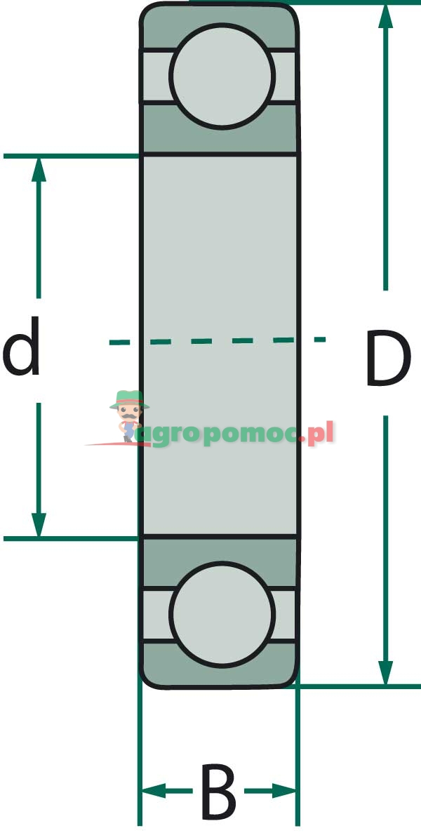 FAG Deep-groove ball bearing | zdjęcie nr 2