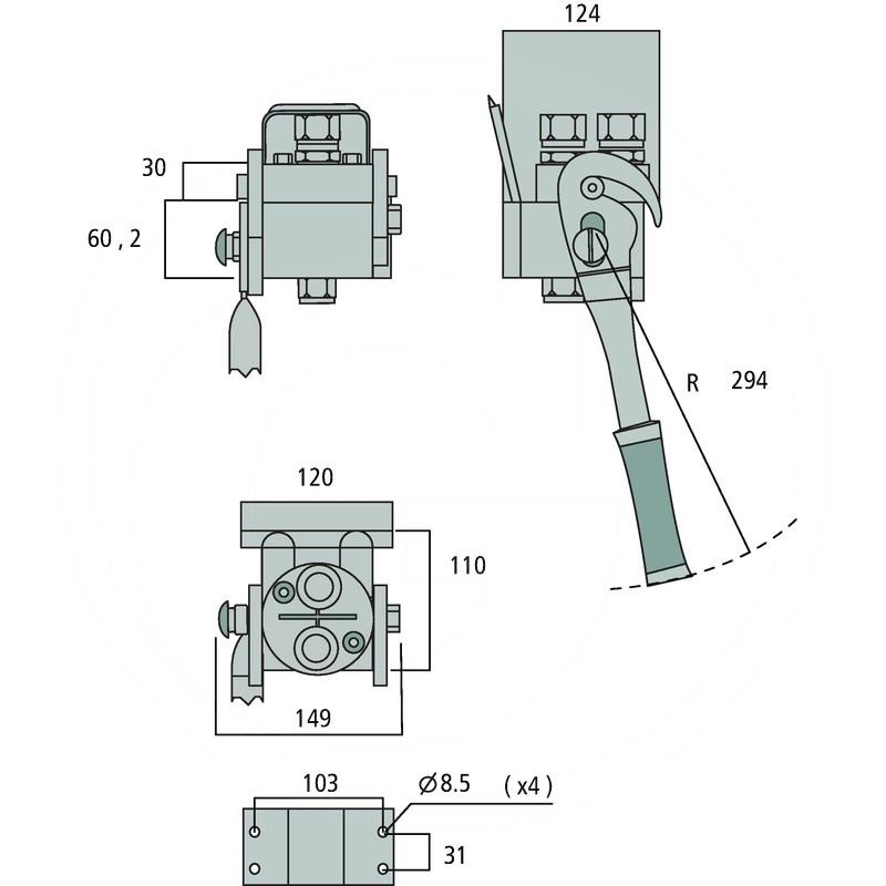 Faster Coupling plug 2P208-2-12G M C | 2P208-2-12G M C | zdjęcie nr 2