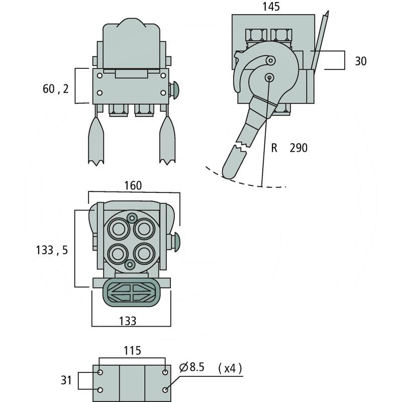 Faster Coupling plug 2P508-4-12G M C | 2P508-4-12G M C | zdjęcie nr 2
