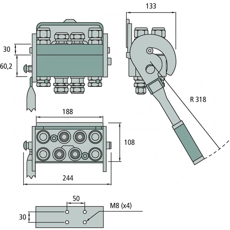 Faster Coupling sleeve 2P808-8-12G F C | 2P808-8-12G F C | zdjęcie nr 2