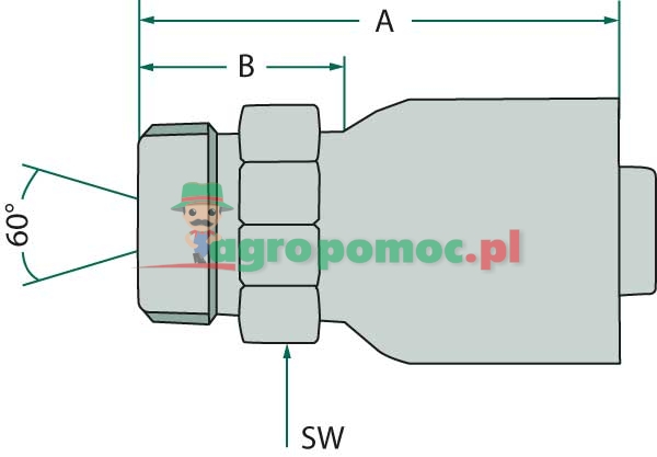 Gates PNE 06 AGR 1/4" | 4G-4MBSPP | zdjęcie nr 2