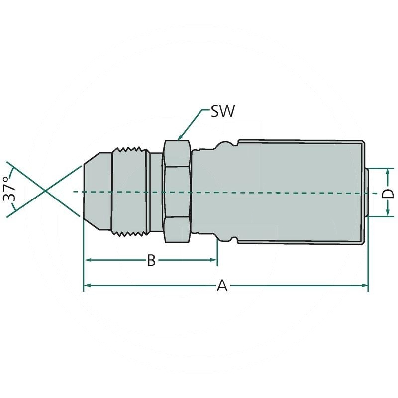 Gates PNE 12 AGJ 11/16" | 8G-12MJ | zdjęcie nr 2