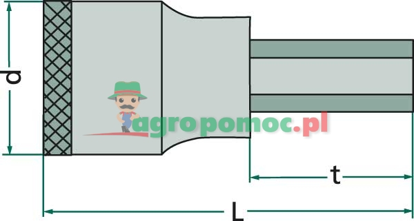 GEDORE Socket insert | IN 19 L 6-140 | zdjęcie nr 2