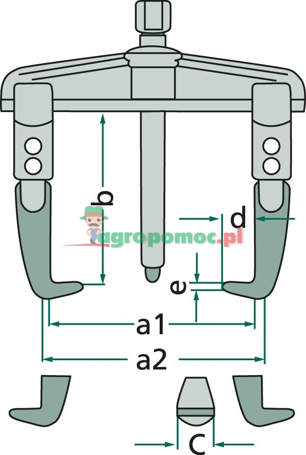 GEDORE Universal puller | 1.06/3A | zdjęcie nr 2