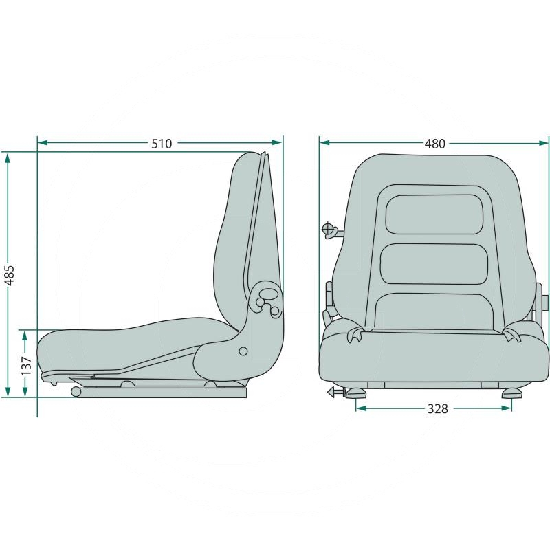 GRAMMER Forklift seat GS 12 | zdjęcie nr 2
