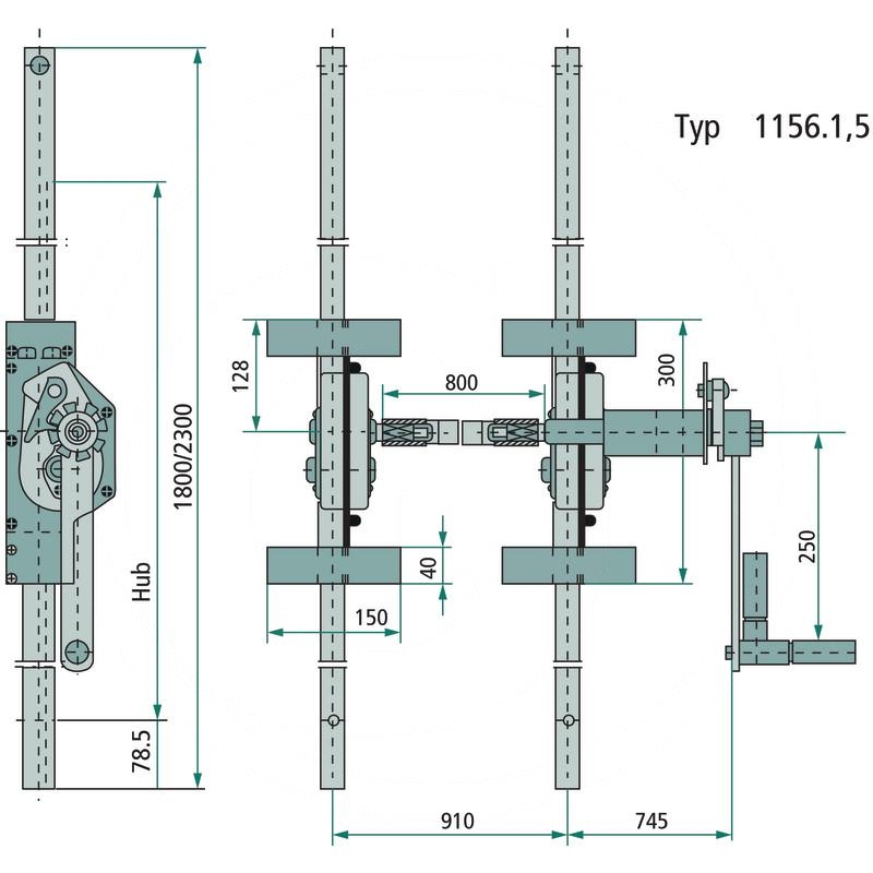 Haacon Rack and pinion winder | zdjęcie nr 2