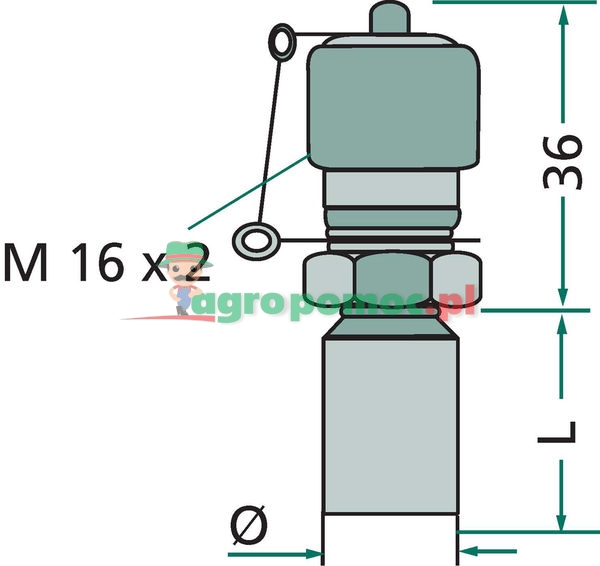 Hydrotechnik Measuring coupling M-RSL 15 L | zdjęcie nr 2