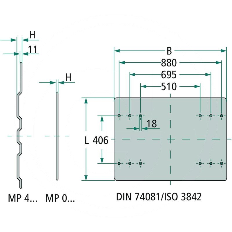 JOST Mounting plate | zdjęcie nr 2