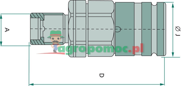 KM 12L (M18x1,5) DN12-BG3 Fendt | zdjęcie nr 2