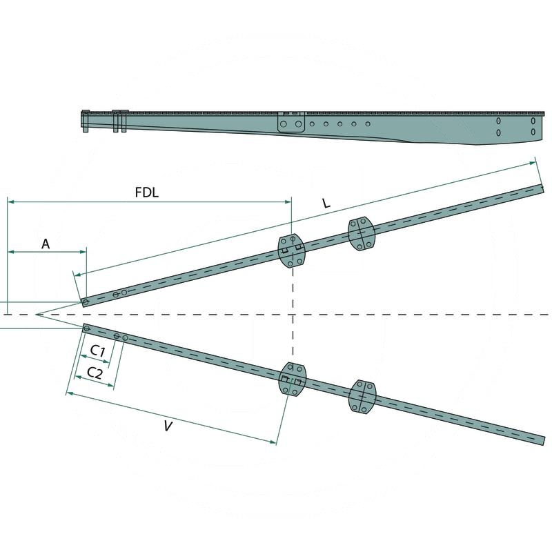 KNOTT Drawbar attachment strut | zdjęcie nr 2
