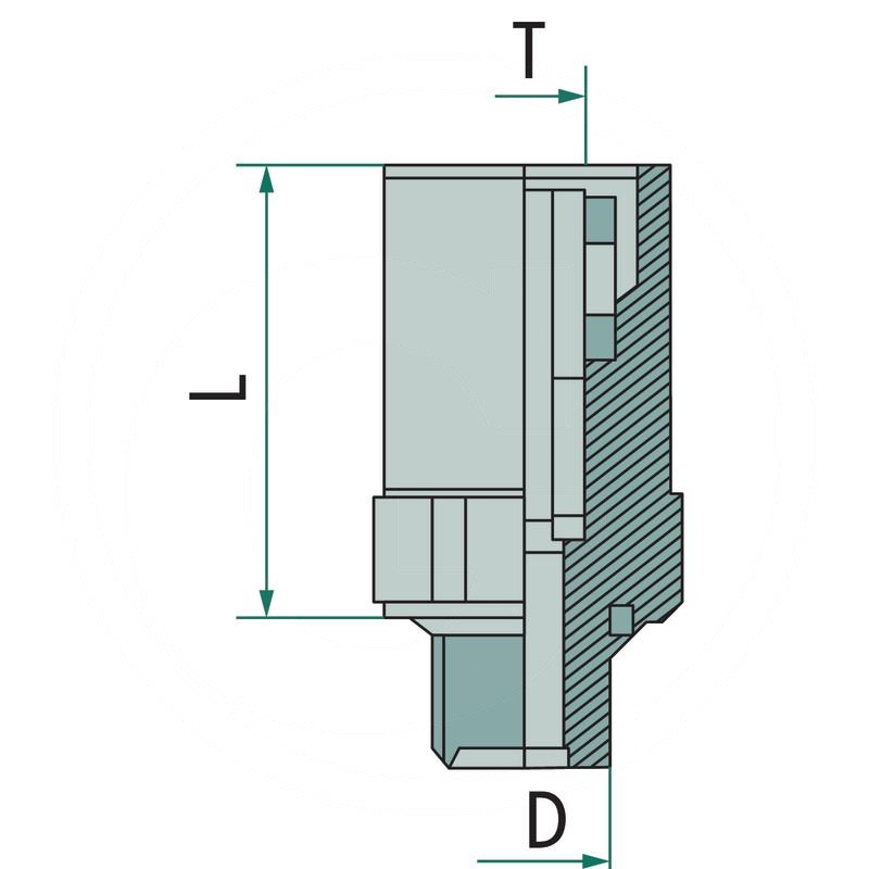 Kongsberg ABC Nl straight plug connector M14x1,5 | zdjęcie nr 1