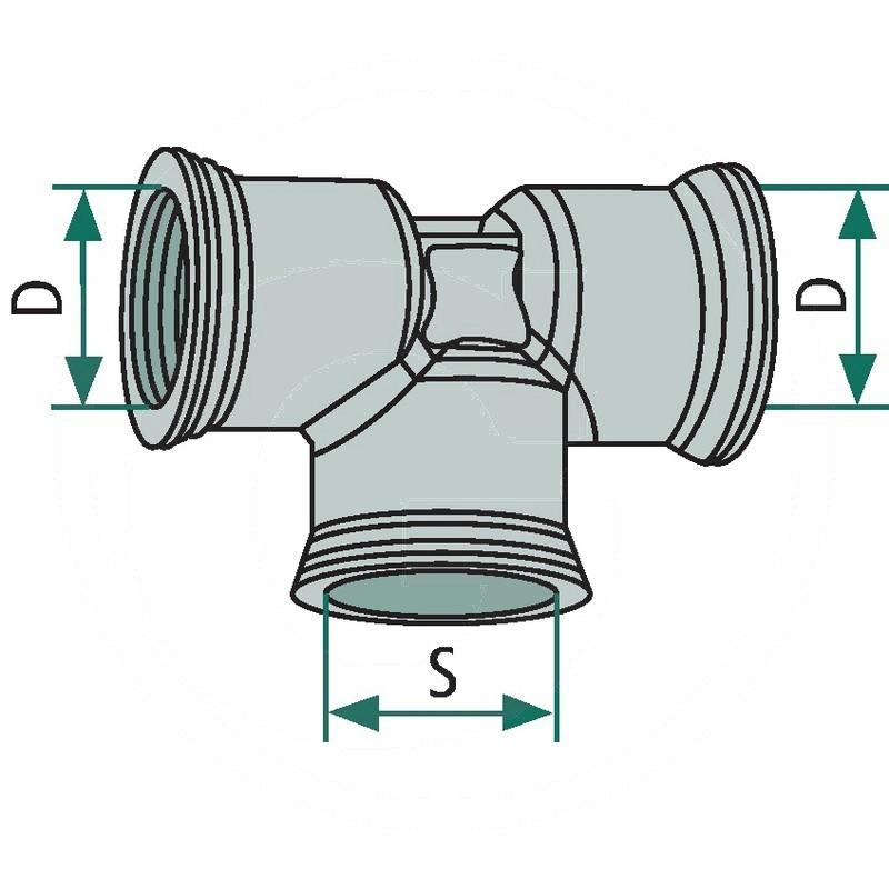 Kongsberg T-piece | 893 501 195 4 | zdjęcie nr 2