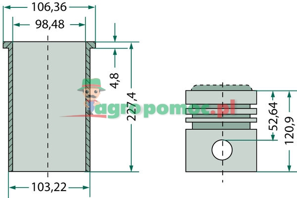 KS Piston set complete | zdjęcie nr 2
