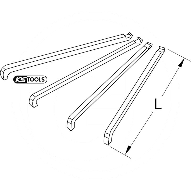 KS Tools Adaptor legs, 4pcs, 150mm | zdjęcie nr 2