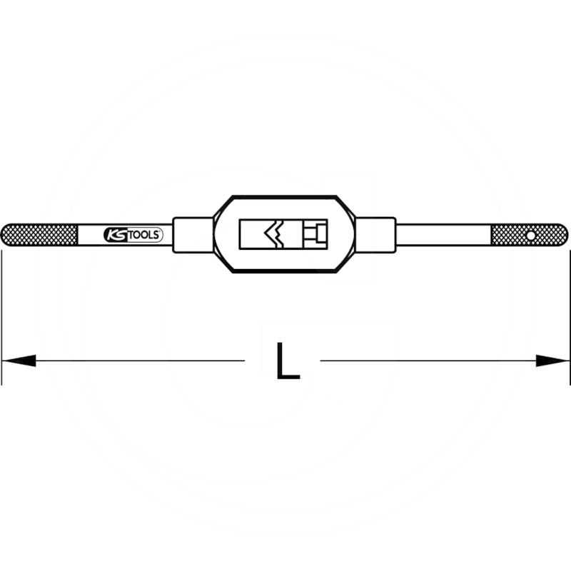 KS Tools Adjustable tap wrench, M25-M52 | zdjęcie nr 2