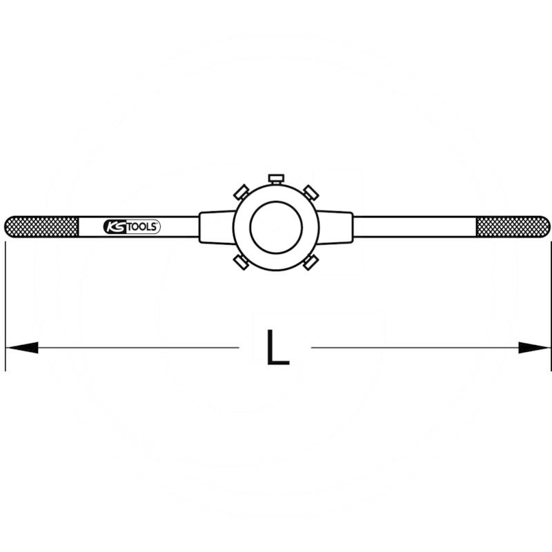 KS Tools Adjustable tap wrench, MF27-MF36 | zdjęcie nr 2