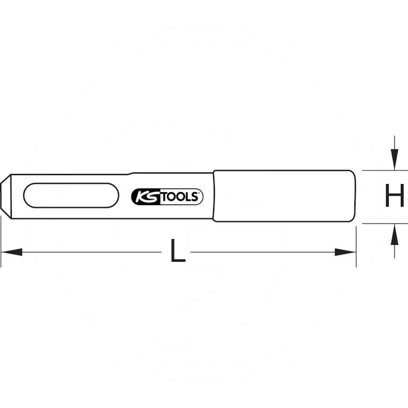 KS Tools Bit holder, 1/4", 80mm | zdjęcie nr 2