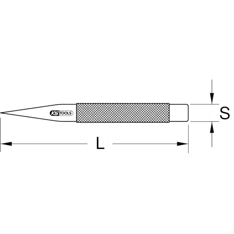 KS Tools Bronze centre punch, 100mm | zdjęcie nr 2