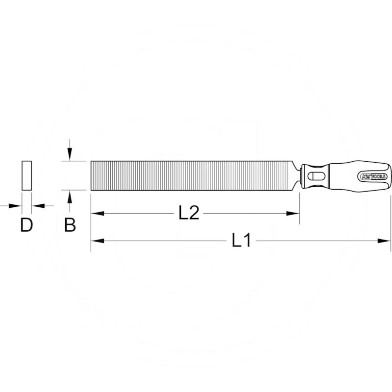 KS Tools Bronze flat scraper, 18mm | zdjęcie nr 2