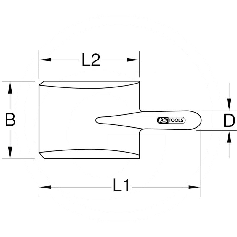 KS Tools Bronze shovel, 300x250mm | zdjęcie nr 2