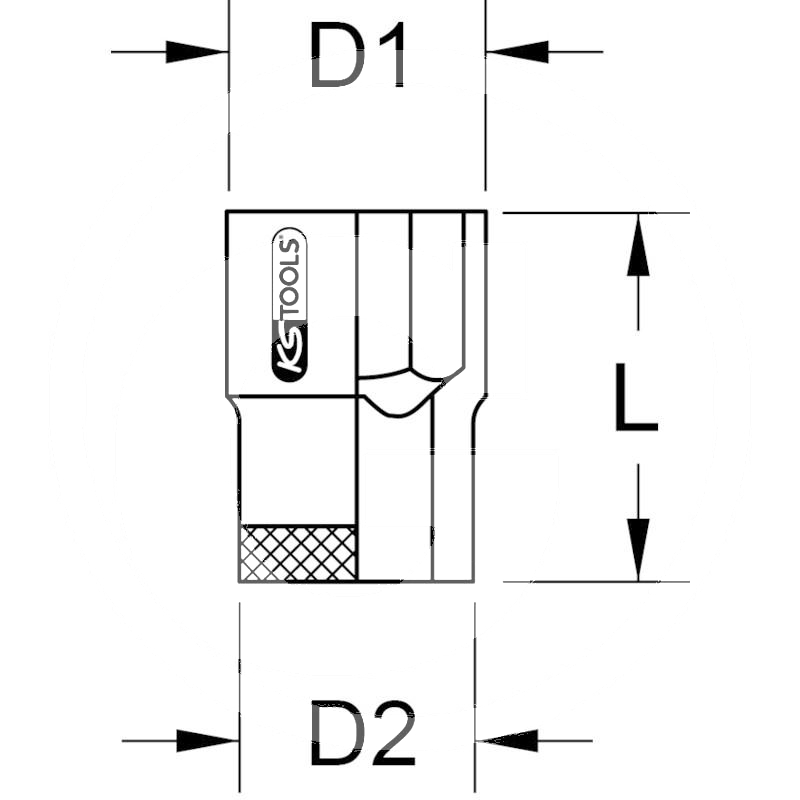 KS Tools Bronze socket, 46mm | zdjęcie nr 2