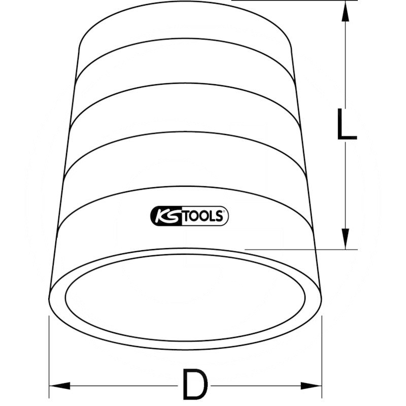 KS Tools Chalk line, 60x70mm | zdjęcie nr 2