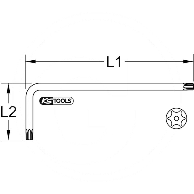 KS Tools CLASSIC key wrench, XL, TB10 | zdjęcie nr 2