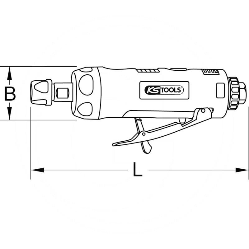 KS Tools Die grinder, 21000rpm, 1/4" | zdjęcie nr 2