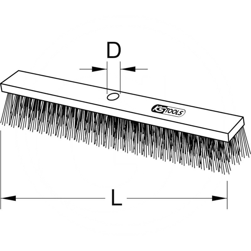 KS Tools Elaston broom, 50cm | zdjęcie nr 2