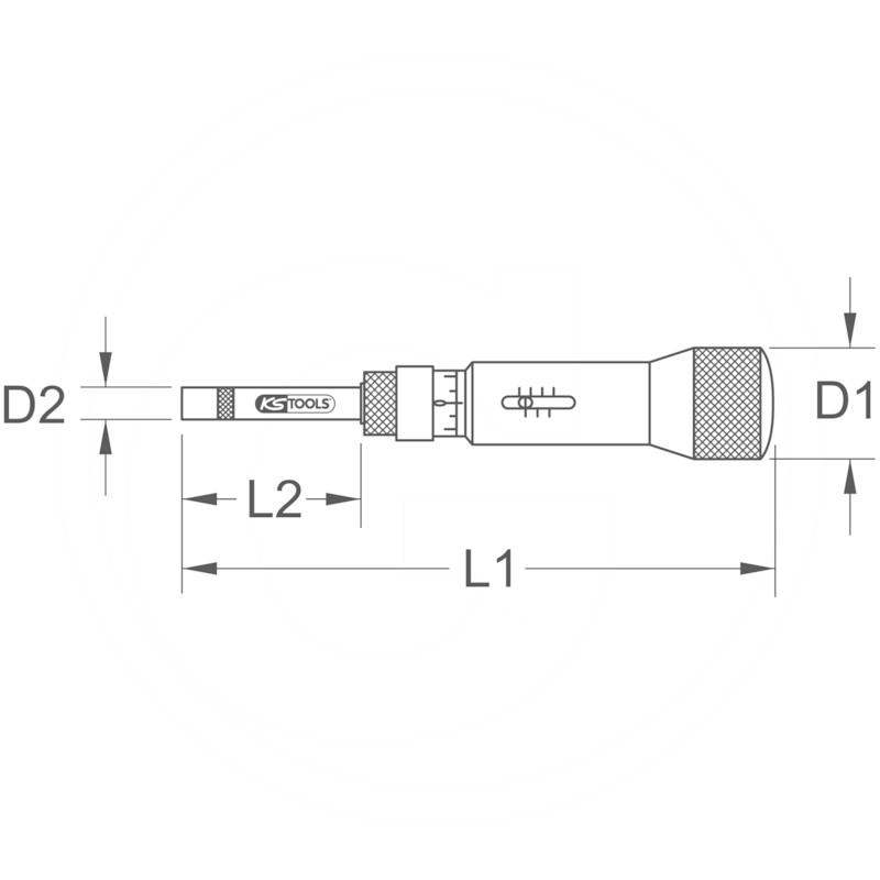 KS Tools ESD torque screwdriver, 1/4", 1-15Nm | zdjęcie nr 2