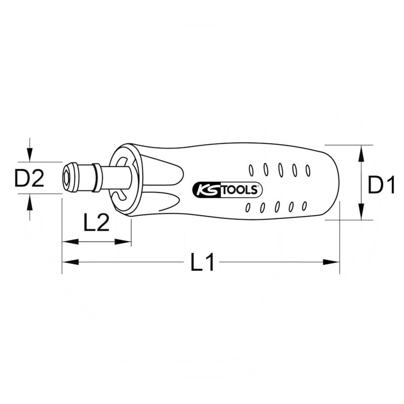 KS Tools ESD torque screwdriver, 1/4", 1-15Nm | zdjęcie nr 2