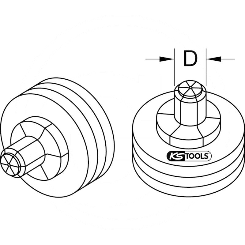 KS Tools Expander head, 1 1/4" | zdjęcie nr 2