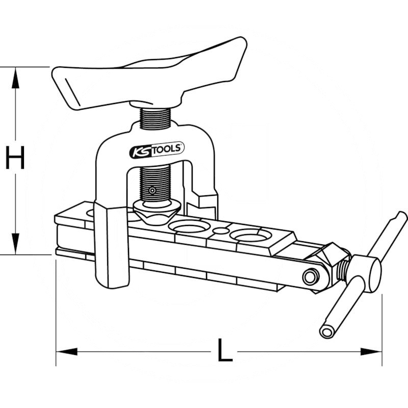 KS Tools Flaring tool clamping device, 6-16mm | zdjęcie nr 2