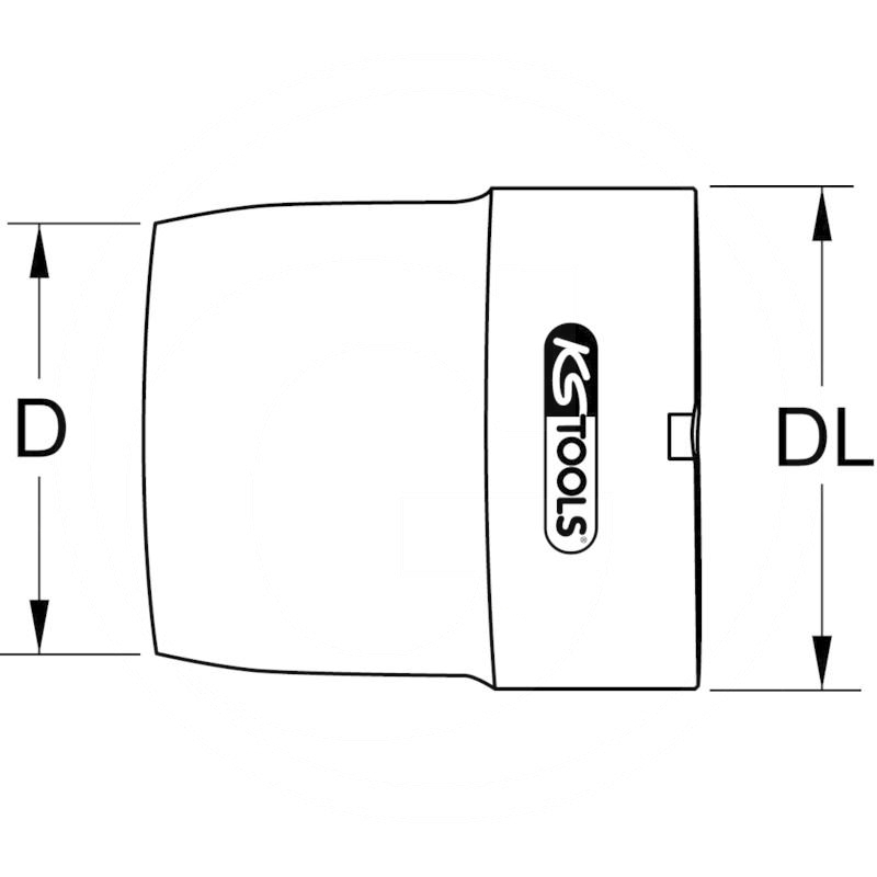 KS Tools Hole punch, punching iron mandrel, 22mm | zdjęcie nr 2